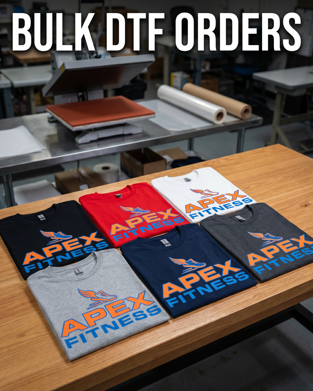 DTF custom t-shirts